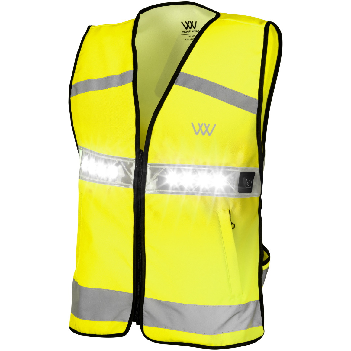 2025 Woof Wear Junior LED Hi Vis Riding Vest WA0036-VZYE - Hi Viz